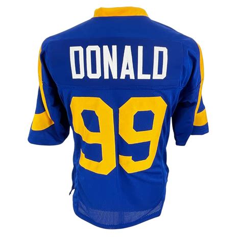 Aaron Donald Jersey Blue Los Angeles | Adult Unisex S-5XL Unsigned ...