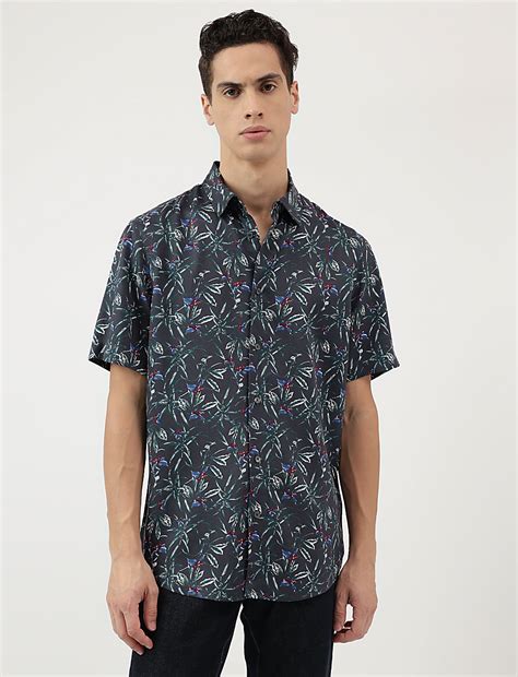 Buy Pure Viscose Tropical Spread Collar Shirt at Marks & Spencer
