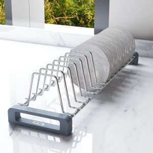 Impulse by Plantex Plate Kitchen Rack Steel Saucer Stand/Dish/Plate ...