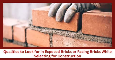 Qualities to Look for in Exposed Bricks or Facing Bricks While ...