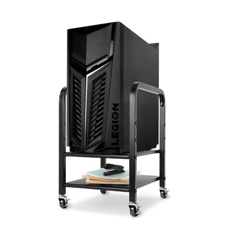 Buy Computer Tower Floor Stand, 2-Tier Adjustable Desktop ATX-Case CPU ...