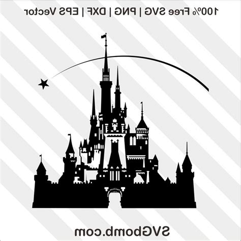Disney Castle Silhouette Vector at Vectorified.com | Collection of ...