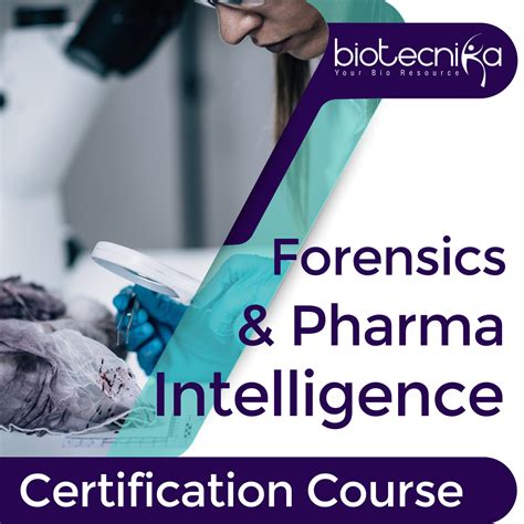 Forensic Science & Pharma Intelligence Certification Course ...
