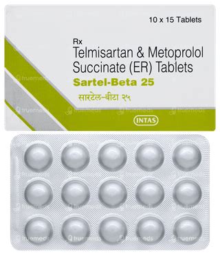 Sartel Beta 25 Tablet: Uses, Side Effects, Price & Substitutes