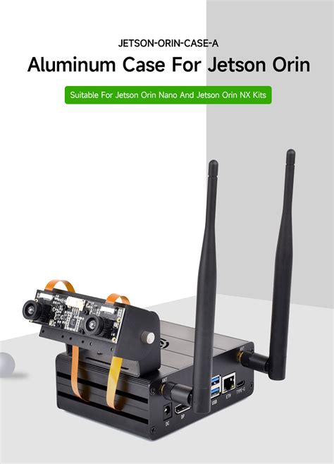 Buy Waveshare Aluminum Alloy Case for Jetson Orin Nano & Orin NX – REES52