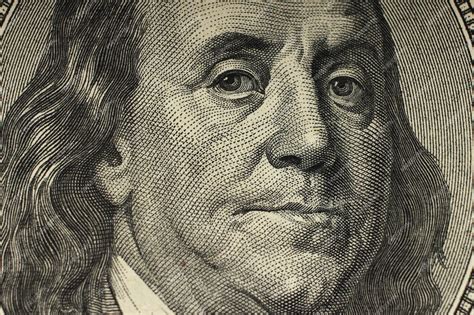 Premium Photo | Benjamin franklin on dollar