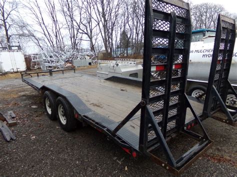 2019 PJ Trailers 14,000lb. Tandem Axle Equipment Trailer, Wide Drop ...