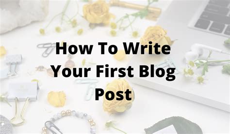 Image result for First Blog Post