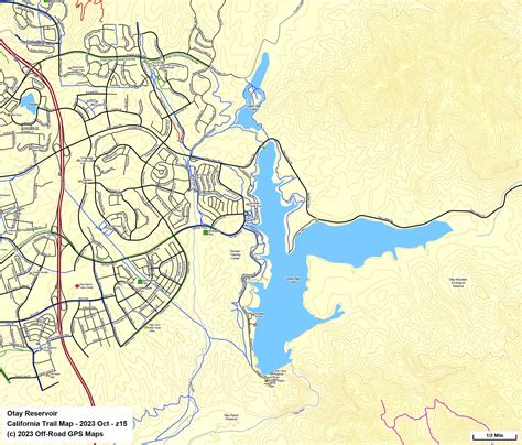 Otay Lakes County Park - California Trail Map