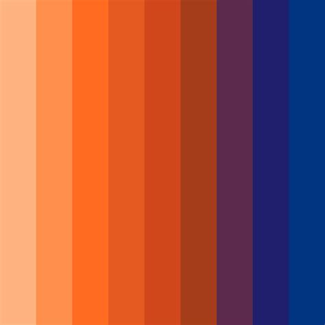 Warm Blue Color Palette - ColorDrop