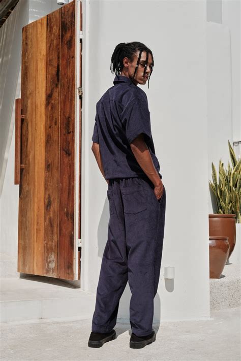Buy Navy Blue Corduroy Pants | BonkersCorner