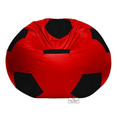 RnS Rest 'n' Sleep Football Bean Bag Chair Cover Only Sports | Ready to ...