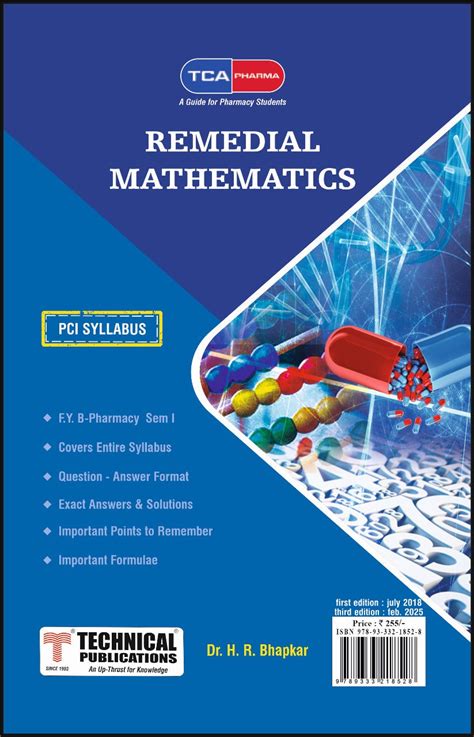 Remedial Mathematics for B. PHARMACY PCI SYLLABUS - 17 ( SEM I - BP106 ...