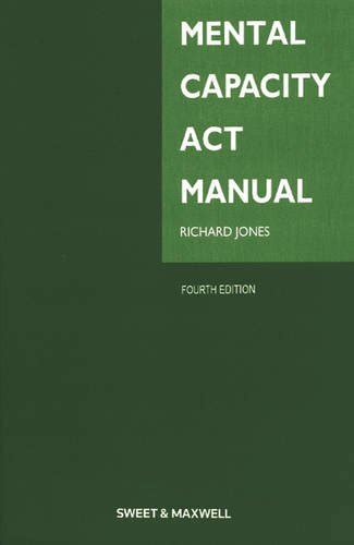 Buy Mental Capacity Act Manual Book Online at Low Prices in India ...
