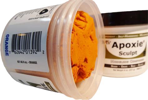 Aves 1 Lb, Orange Apoxie Sculpt 1 Lb. Orange, 2 Part Modeling Compound ...