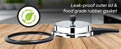 Buy Impex Aluminium Pressure Cooker Combo With Outer Lid Induction And ...