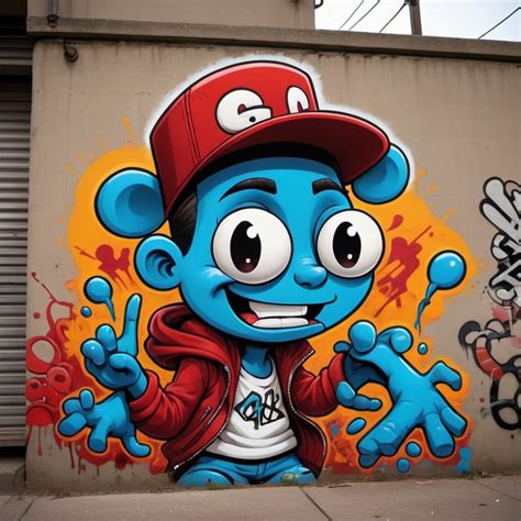 Cartoon Graffiti character art