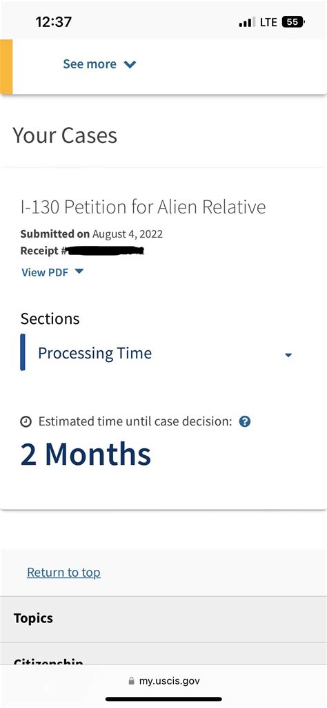 Image result for Processing Time USCIS Latest