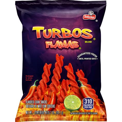 Sabritas, Turbos, Flamas, Flavored Corn Snacks - SmartLabel™