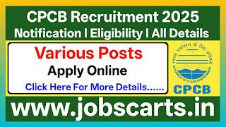 CPCB Recruitment 2025, Notification Out For Clerk, MTS & Other Posts ...