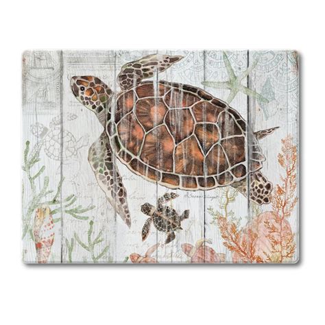 Counterart Glass Cutting Board Counter Saver 10" x 8" - Shoreline ...