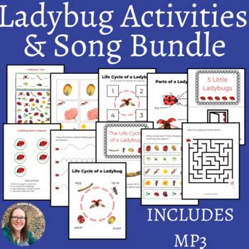 Ladybug Nursery Rhyme & Activities - Circle Time Song PreK & Kindergarten