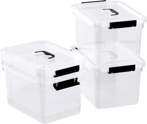 Image result for Plastic Storage Box with Handle