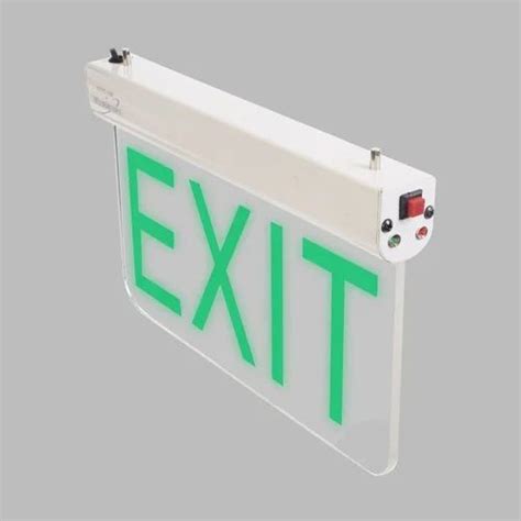 Led Emergency Light - Emergency Exit Light Signage Single Side Trader ...