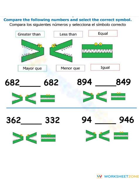 Image result for Comparing Numbers with Answers