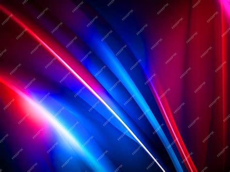 Premium Photo | Abstract colorful lights red and blue background