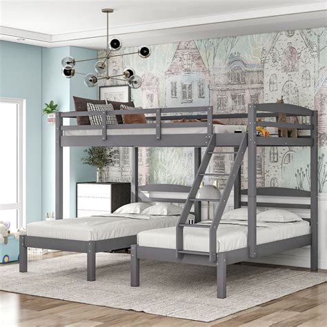 Solid Wood Triple Sleeper Bunk Bed at Declan Odriscoll blog