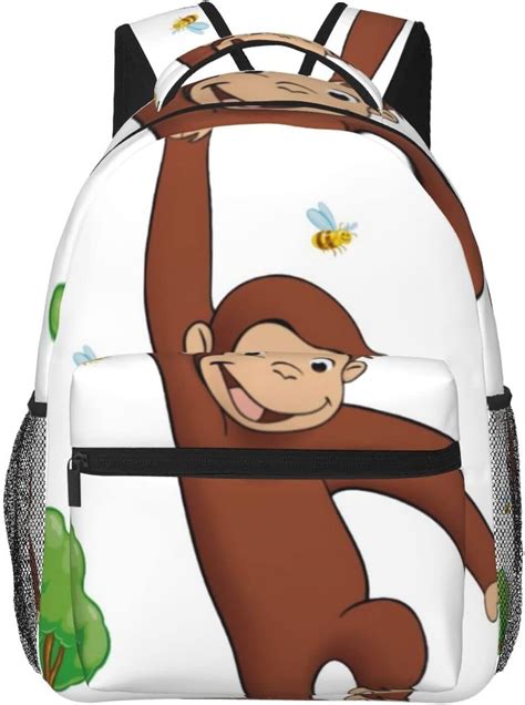 Curious George Backpack Lightweight School Travel Multifunctional ...