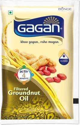 Gagan Filtered Groundnut Oil Pouch Price in India - Buy Gagan Filtered ...