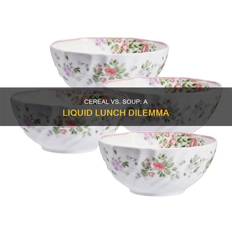 Cereal Vs. Soup: A Liquid Lunch Dilemma | AnSoup