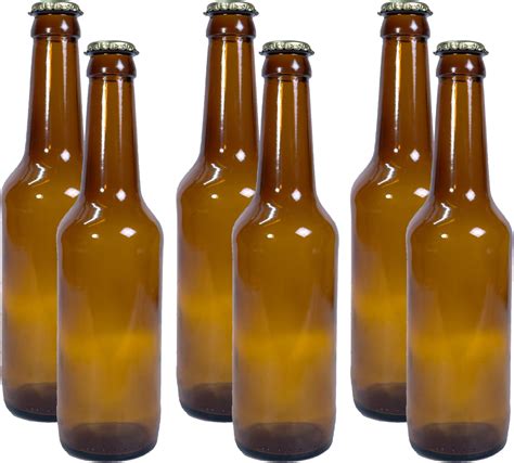 Buy Wine Bottles with Corks, Antique Green, 750ml - Pack of 6 Online at ...