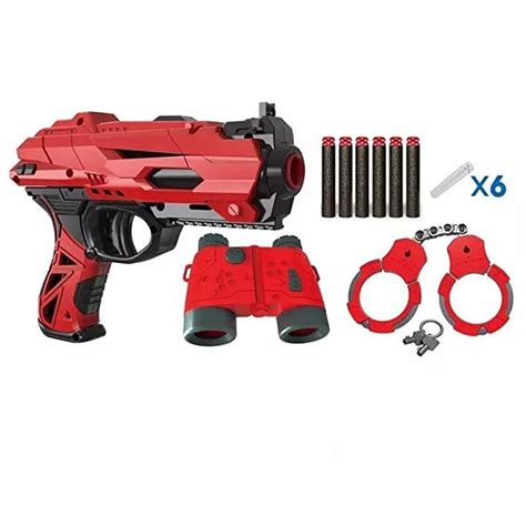 LISOURE Gun Set Safety Table Tennis Ball air Soft Shooting Gun Bowling ...