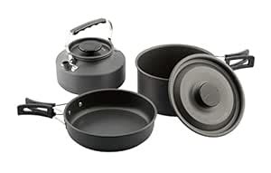 Buy Captain Stag UH-4121 Kettle, Frying Pan, Cooker, Easy Aluminum ...