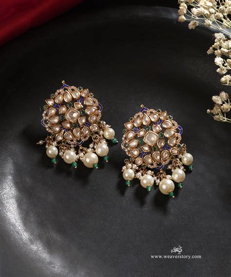 Shop Womens Silver Stud Earrings Online In India – WeaverStory