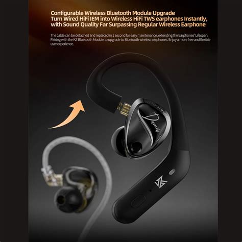 KZ Duonic Tri-Magnetic Planar IEM With Mic – High-Resolution Sound