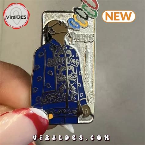 2024 Snoop Dogg's Olympic Paris Enamel Pins - Viraldes Store