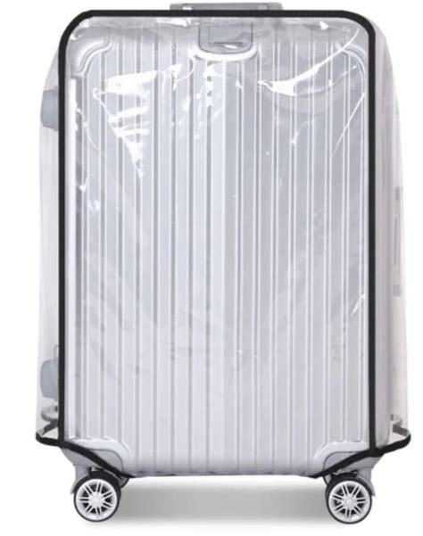 Buy Luggage Bag Cover 28'' (Cargo Size) Transparent Luggage Trolley ...
