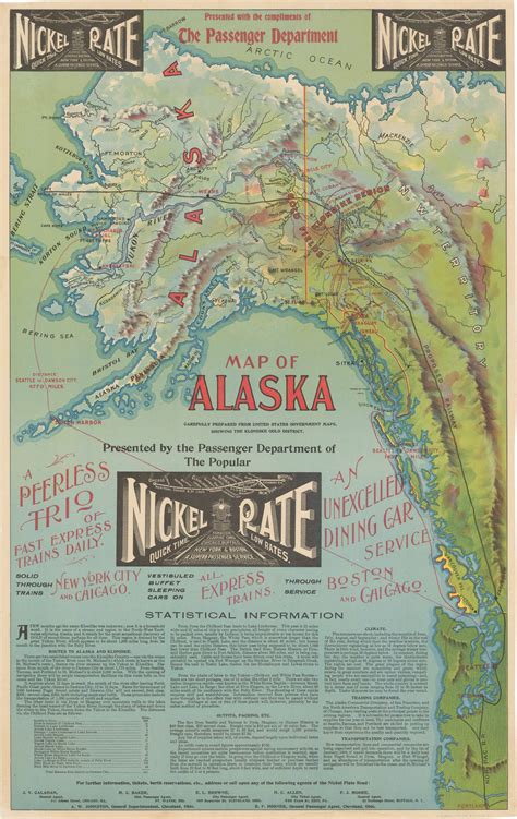 An unrecorded Klondike Gold Rush promotional map - Rare & Antique Maps