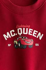 Printed sweatshirt - Red/Cars - Kids | H&M IN