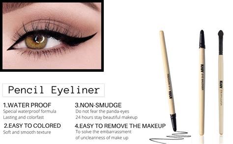 Kaiv Combo of Eye Smudger & Eye Applicator Brush : Amazon.in: Beauty