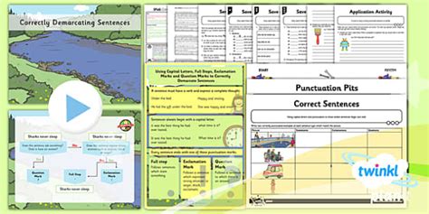 Lesson Plan for Teaching Punctuation Marks - Year 2 - KS1