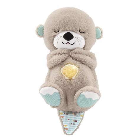 Fisher-Price Original Soothe ‘N Snuggle Otter, Soothing Toy with Light ...