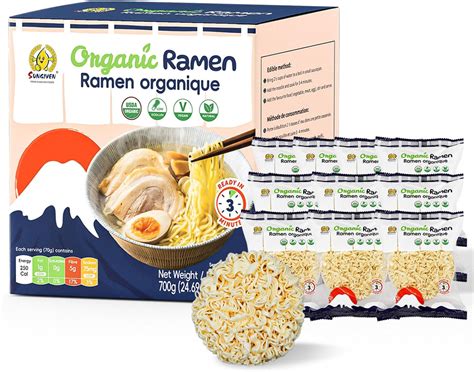 Amazon.com: SUNGIVEN Organic Ramen Noodles Healthy Mothers Day Food Low ...