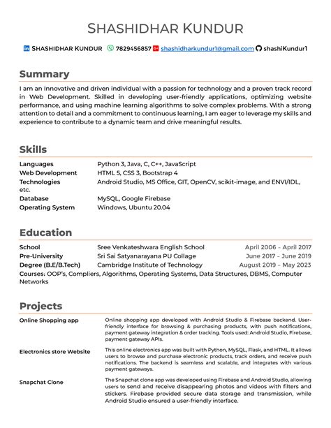 Resume new updated oct-1 231119 112153 - SHASHIDHAR KUNDUR SHASHIDHAR ...