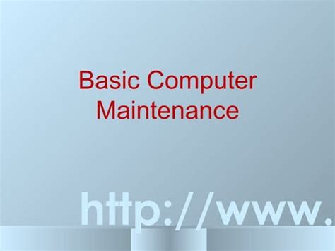 Learn Maintenance in Computer 的图像结果