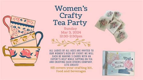 Womens Crafty Tea Party, 40 Rock Pointe Lane Warrenton, VA, United ...
